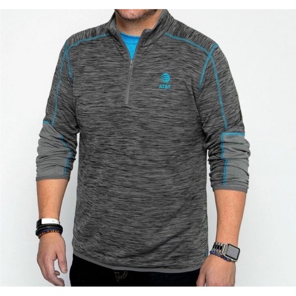 at&t | Jackets & Coats | Att Employee Reversible Quarter 4 Zip Grey ...